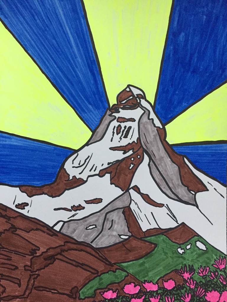 Matterhorn in Popart